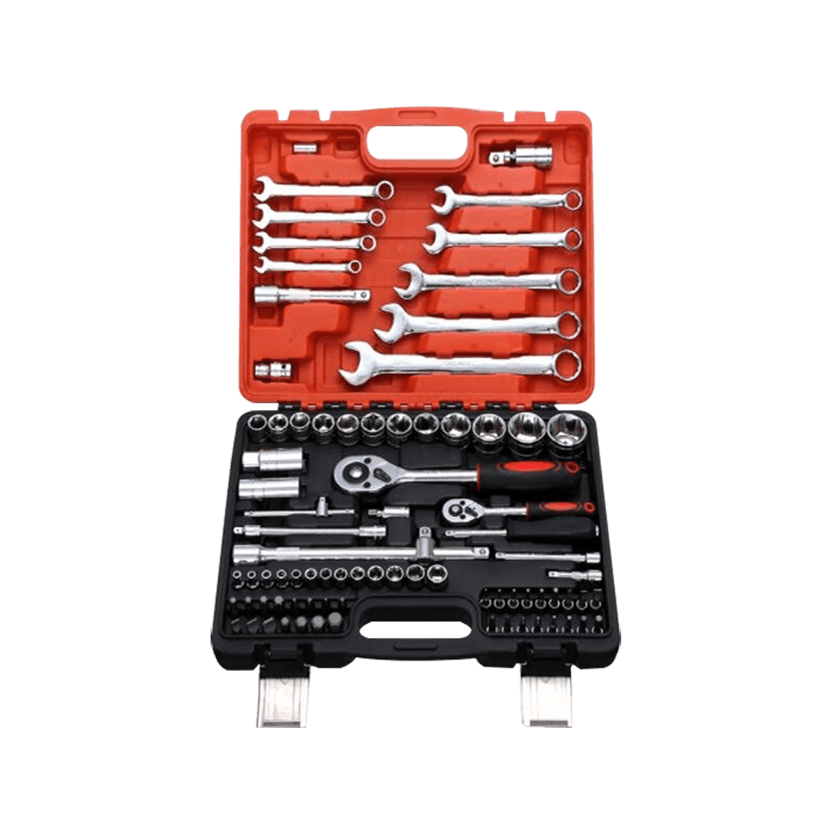 Набор гаечных ключей, 82 шт., многофункциональный гаечный ключ, набор инструментов для ремонта велосипеда, наборы инструментов для ремонта автомобилей с ударной коробкой