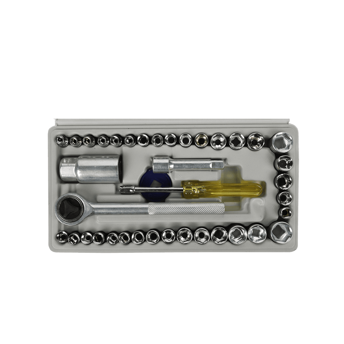 Набор торцевых ключей, 40 шт., инструмент для ремонта мотоциклов, гаечный ключ с трещоткой, комбинированный набор инструментов, набор инструментов для ремонта авто