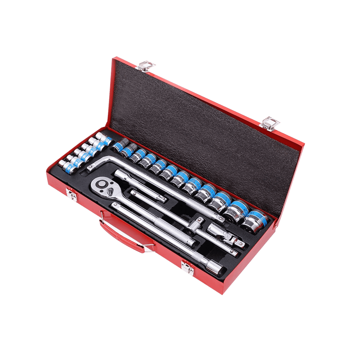 Набор ручных инструментов с трещоткой, 24 шт., набор ручных инструментов для ремонта автомобилей